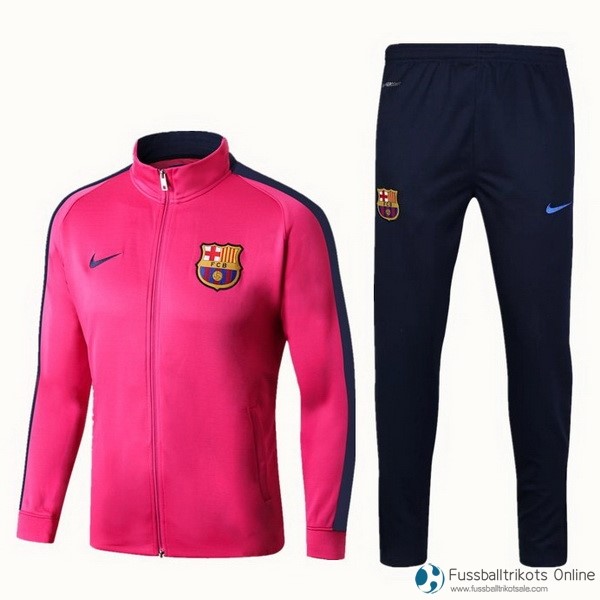 Barcelona Trainingsanzug 2017-18 Pink Fussballtrikots Günstig
